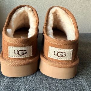 UGG Tan Slippers with Cream Lining NOT FOR SALE